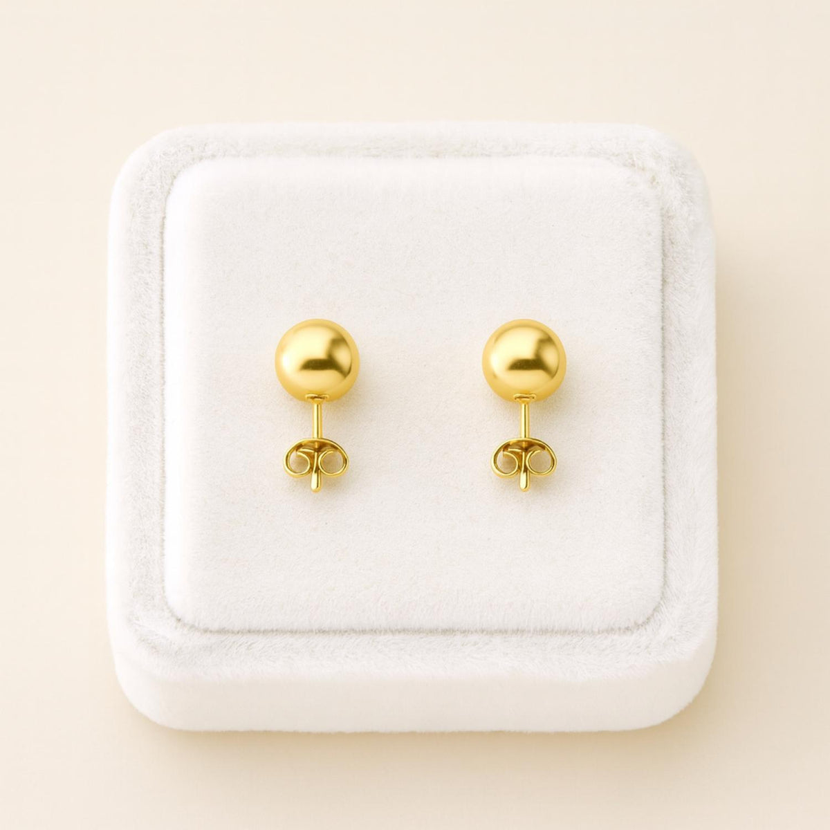 Classic Ball Stud Earrings – 925 Sterling Silver