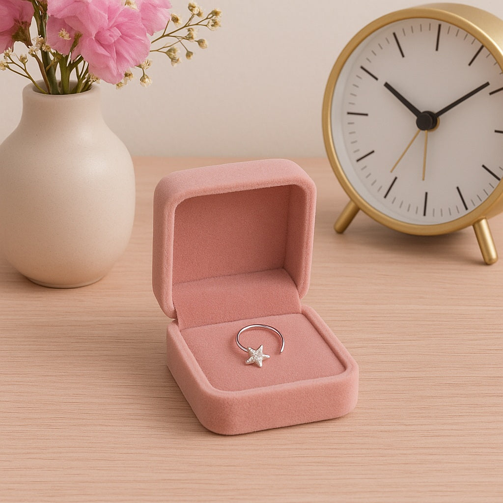 925 Sterling Silver Star Nose Pin