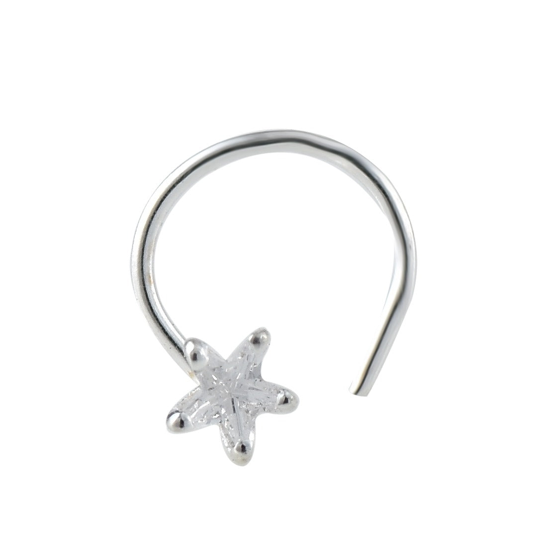 925 Sterling Silver Star Nose Pin