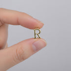 Alphabet Initial Charm A to Z - 925 Sterling Silver