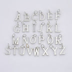 Alphabet Initial Charm A to Z - 925 Sterling Silver