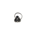 925 Sterling Silver Antique Three-Petal Vintage Floral Nose Pin