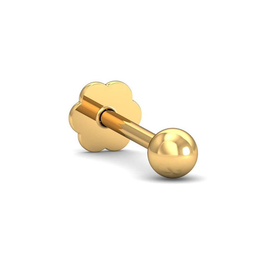 Polished Ball Nose Pin – 925 Sterling Silver
