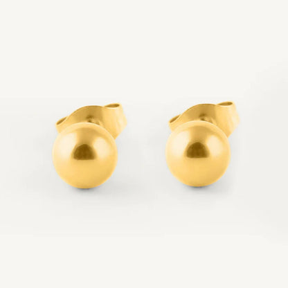 Classic Ball Stud Earrings – 925 Sterling Silver