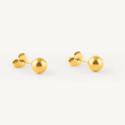 Classic Ball Stud Earrings – 925 Sterling Silver