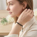 Adjustable Triple Pyrite Gemstone Macrame Shamballa Bracelet