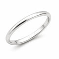 Classic Smooth Plain Band Ring – 925 Sterling Silver