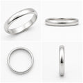 925 Sterling Silver Classic Smooth Plain Band Ring