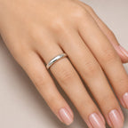 925 Sterling Silver Classic Smooth Plain Band Ring