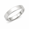 Classic Wide Plain Band Ring – 925 Sterling Silver