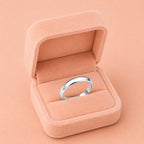 925 Sterling Silver Classic Rounded Domed Band Ring