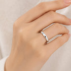 925 Sterling Silver Classic Rounded Domed Band Ring
