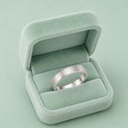925 Sterling Silver Wide Textured Brushed Finish Band Ring