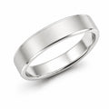 Polished Edge Brushed Band Ring – 925 Sterling Silver