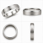 925 Sterling Silver Textured Wide Band Ring
