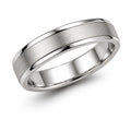 Fine Textured Wide Band Ring – 925 Sterling Silver