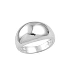 Classic High-Polish Bold Dome Ring 925 Sterling Silver