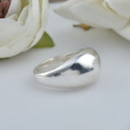 Classic High-Polish Bold Dome Ring 925 Sterling Silver