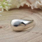 Classic High-Polish Bold Dome Ring 925 Sterling Silver