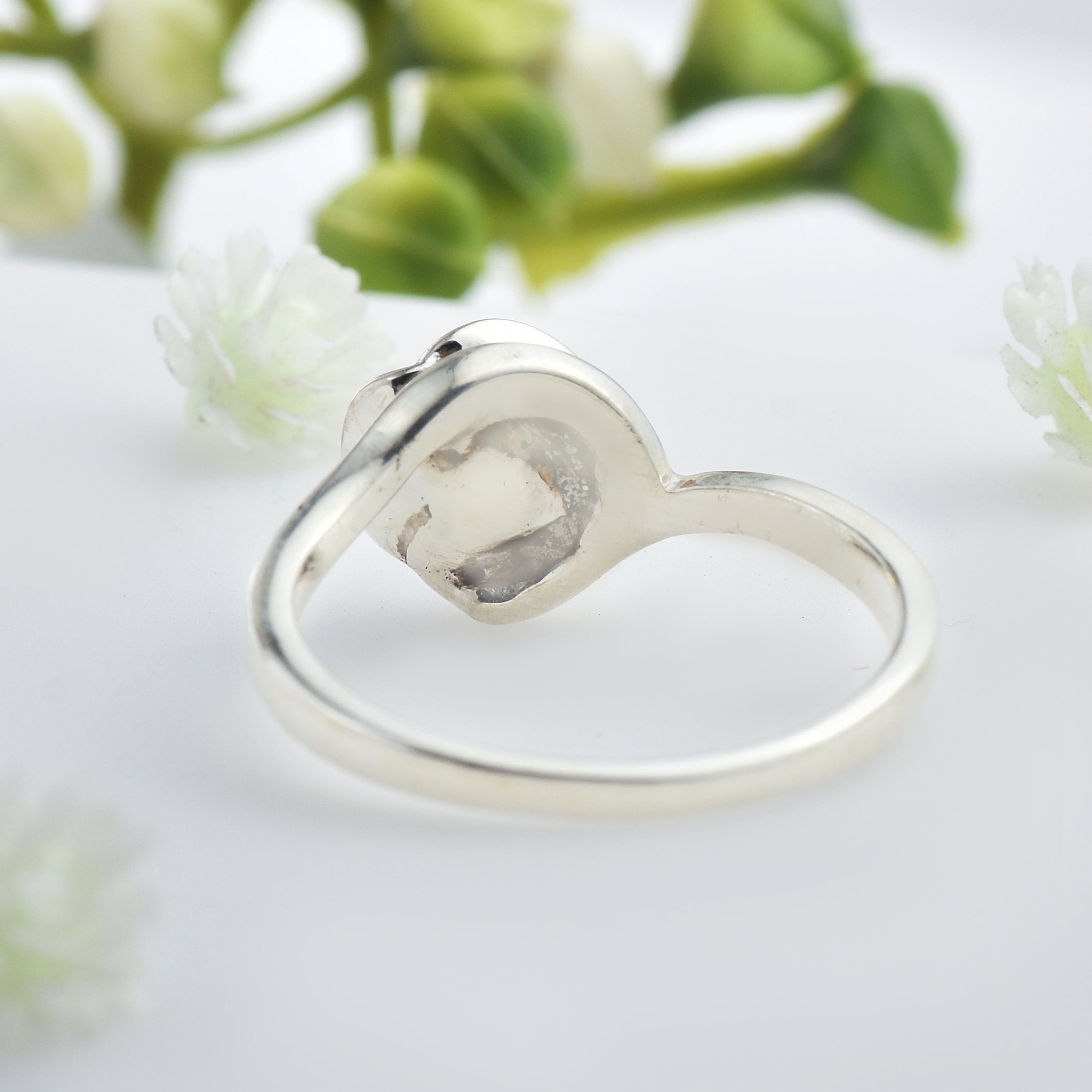 Minimalist  Rose Flower Ring – 925 Sterling Silver