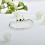 Minimalist Father “Dad” Ring 925 Sterling Silver