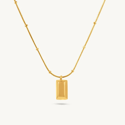 Minimalist Bar Pendant Necklace – 925 Sterling Silver