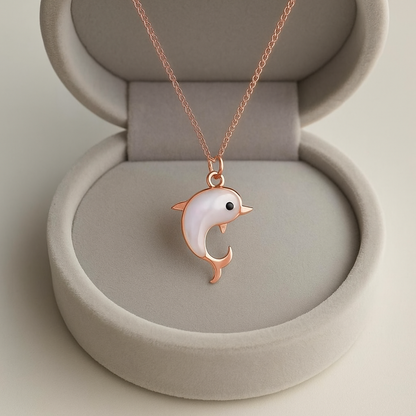 Dolphin Pendant Necklace – 925 Sterling Silver