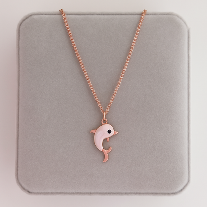Dolphin Pendant Necklace – 925 Sterling Silver