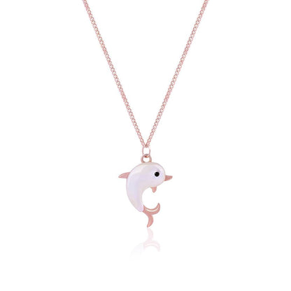 Dolphin Pendant Necklace – 925 Sterling Silver