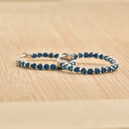 0.30 Carat Round London Blue Topaz Hoop Earrings 925 Sterling Silver