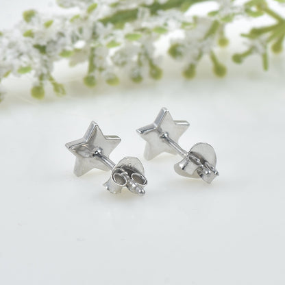 Star Stud Earrings – 925 Sterling Silver
