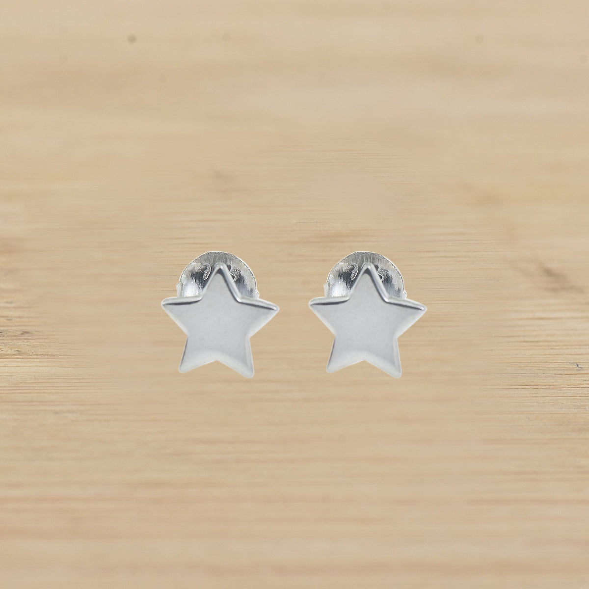 Star Stud Earrings – 925 Sterling Silver