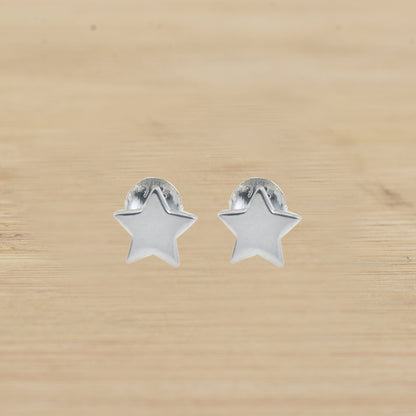 Star Stud Earrings – 925 Sterling Silver