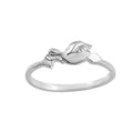 925 Sterling Silver Symbol of Peace and Love Dove Ring