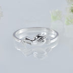 925 Sterling Silver Symbol of Peace and Love Dove Ring