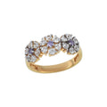 925 Sterling Silver 2MM Round Shape Tanzanite Gemstone Ring