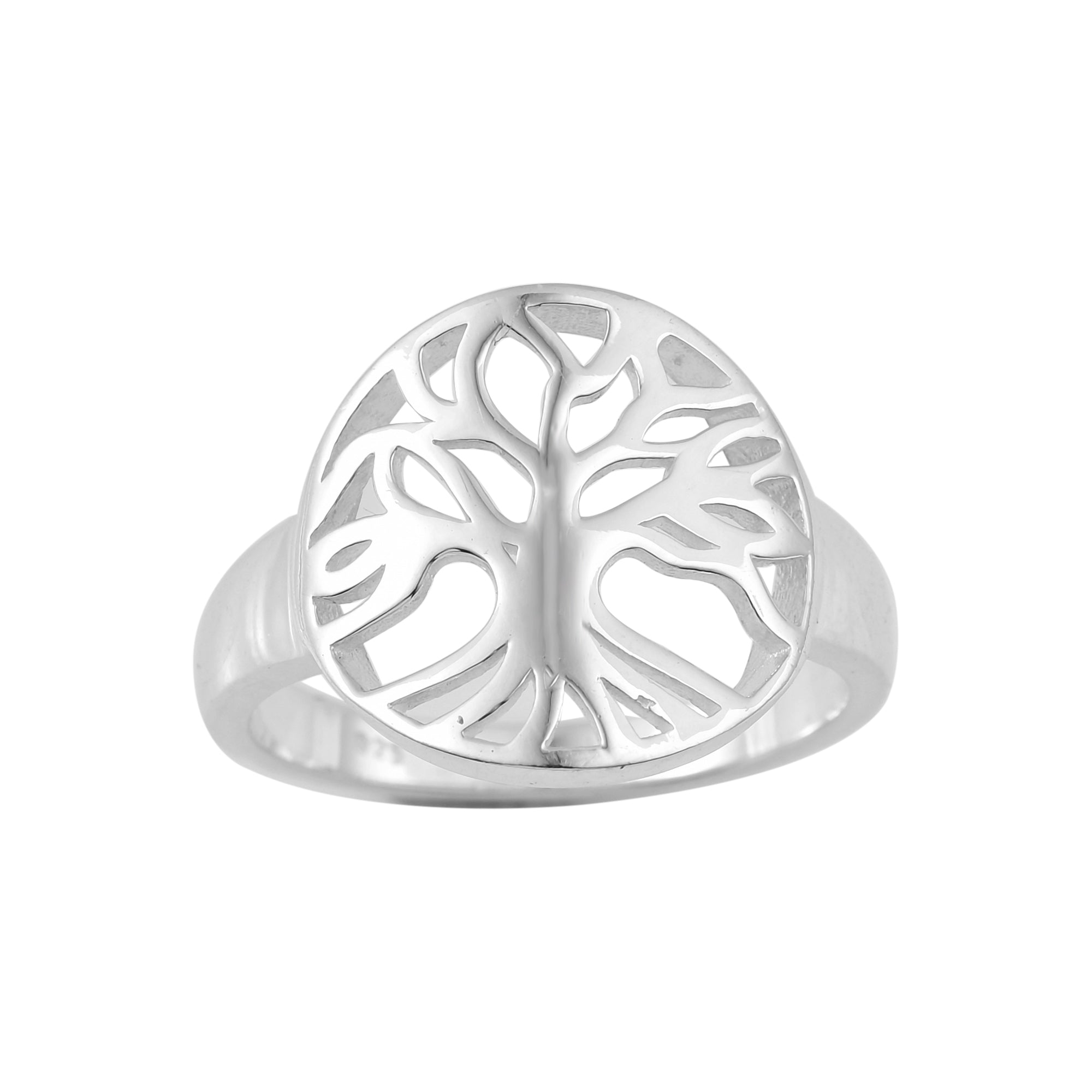 925 Sterling Silver Tree of Life Ring