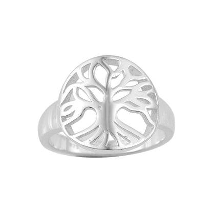 Tree of Life Cut-Out Ring – 925 Sterling Silver