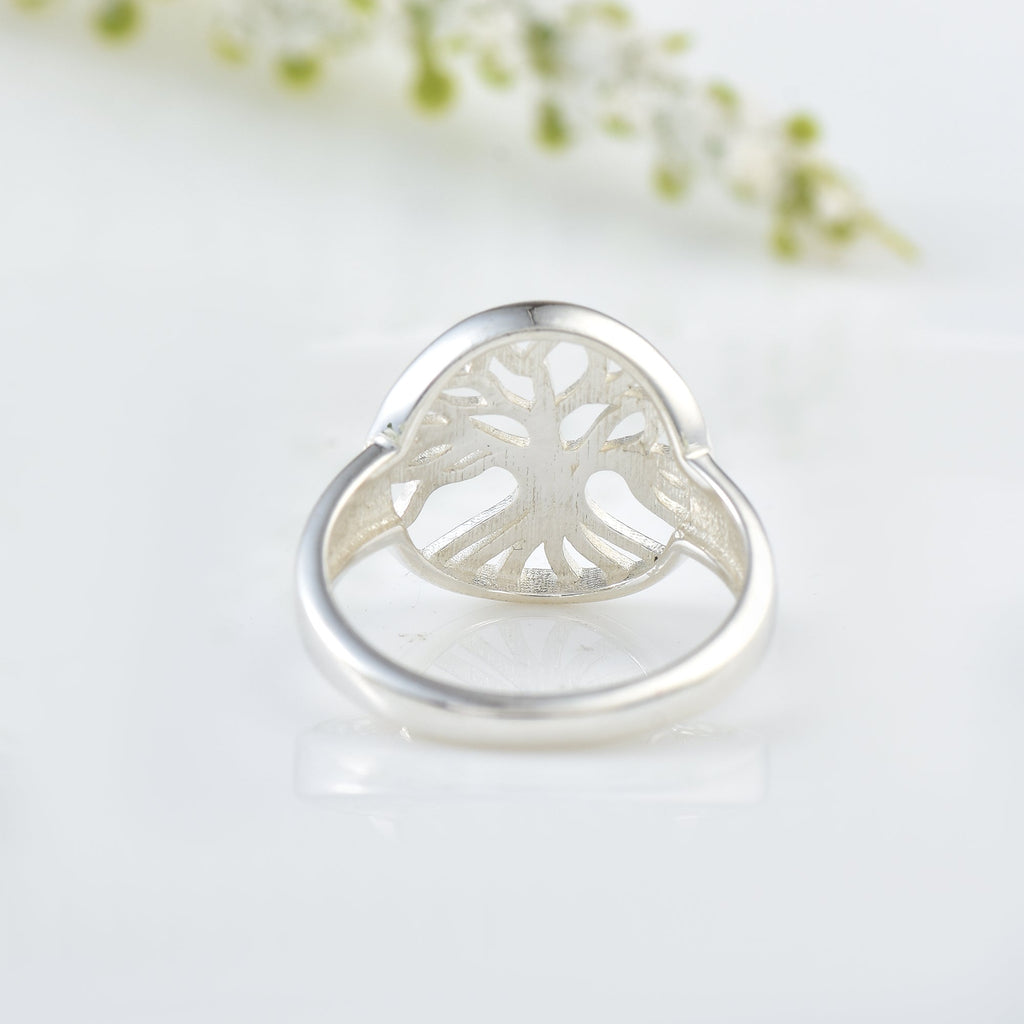 925 Sterling Silver Tree of Life Ring